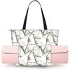DUWAA White Tree Camo Print Bag per le donne borsa a tracolla borsa yoga facile da piegare borsa per computer portatile shopping bag borsa sportiva per viaggi