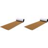 Tuminita 2pz 6mm Autoadesivo Eva Schiuma Teak Sheet Tappetino Pavimento 240X45cm