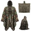 Odoukey Tuta Ghillie Mimetica Termica a Foglia 3D, Mantello Leggero per Abiti da Caccia al Tacchino, Abbigliamento da Esterno per tiro, osservazione della Fauna Selvatica, Uso Quotidiano e Costumi
