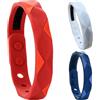 Chewtoyo 3 braccialetti regolabili in silicone antistatico, senza fili, eliminatori statici con ioni negativi, braccialetti sportivi unisex per uomini e donne, bianco, blu, rosso