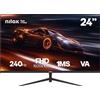 Nilox Monitor Led 24'' Nilox NXM24FHD2401 Gaming Fhd 1920x1080p 1ms Classe E Nero [NXM24FHD2401]