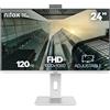Nilox Monitor Led 24'' Nilox NXM24RWEB02W Fhd 1920x1080p 4ms Classe E Nero [NXM24RWEB02W]