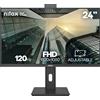 Nilox Monitor Led 24'' Nilox NXM24RWEB02B Fhd 1920x1080p 4ms Classe E Nero [NXM24RWEB02B]