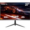 Nilox Monitor Led 28" Nilox NXM272K20001 Qhd 2560x1440 1ms Classe E Nero [NXM272K20001]