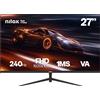 Nilox Monitor da gioco Lcd 27'' Nilox NXM27FHD2401 Fhd 1920x1080 1ms Classe E Nero [NXM27FHD2401]