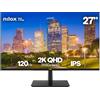 Nilox Monitor Lcd 27" Nilox NXM272K1204 Qhd 2560x1440 4ms Classe E Nero [NXM272K1204]