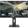 Nilox Monitor Lcd 27'' Nilox NXM27REG12065 IPS Fhd 1920x1080 4ms Classe D Nero [NXM27REG12065]