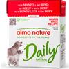 Almo Daily Tetra Pack Mousse per Cani da 380 gr Gusto Manzo