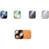Risveglio Set di filtri magnetici per lenti per Pro e 17 Pro Max, supporto per custodie e giunti cardanici senza soluzione di continuità (17Promax arancione)