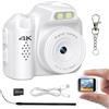 Generic Mini videocamera 4K HD, videocamera digitale con portachiavi, scheda da 32 GB, display HD da 1,54 pollici, lunga durata della batteria, piccola fotocamera ultraportatile per viaggio/vlog/scatti