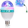 Agatige Lampadina da Discoteca E27, Lampada Rotante per Feste RGB Lampadina Stroboscopica a LED Lampadina da Discoteca in Cristallo
