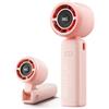 WHATOOK Mini Ventilatore Portatile Pieghevole, 5 Velocità, USB-C Rosa