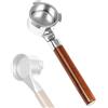 BLUCO 51 mm, filtro per espresso, fondo piatto, adatto per DeLonghi Dedica EC680/685/785/820/850/860/885 Smeg 304, in acciaio inox posizionabile orizzontalmente, pressione e distribuzione uniforme
