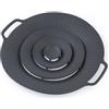 SCBOY Ø 30 cm Cm Coperchio Universale E Paraspruzzi In Silicone Per Pentole Resistente Al Calore Per Fornelli E Microonde Lavabile In Lavastoviglie (Nero)