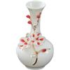 LOVIVER Vaso per fiori in ceramica, porta piante, classico organizer per piante, elegante composizione floreale per centrotavola, decorazione per libreria, Collo Lungo Rosso