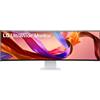 LG 49U950A-W Monitor curvo Dual-QHD da 49 pollici con frequenza di aggiornamento di 144 Hz e porta USB-C multifunzione