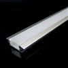 Pianeta Led Profilo alluminio LP3010 da incasso per strisce led barra rigida 1 MT copertura a scelta, Trasparente