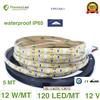 Pianeta Led 5 metri striscia 600 led 2835 SMD 12 w/mt per esterno ip65 12 V DC premium series, Bianco Neutro