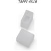 Pianeta Led Coppia di tappi per striscia led neon flex 4x10 e 6x12, 4X10 MM