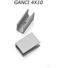 Pianeta Led Coppia di ganci per striscia led neon flex 4x10 e 6x12 mm, 4X10 MM