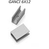 Pianeta Led Coppia di ganci per striscia led neon flex 4x10 e 6x12 mm, 6X12 MM