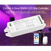 MIBOXER Ricevitore wireless per strisce led rgbw 12 A 12-24 V 2,4 G FUT038