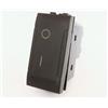 Mapam Interruttore Bipolare 01 (16A-250V) Art 802N Nero T1 compatibile Bticino Living