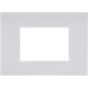 Mapam Placca Tecnopolimero Art 8003-1 3P Bianca T1 compatibile Bticino Living