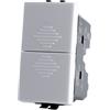Mapam Doppio Pulsante (10A-250V) Joy 522B Bianco T3 compatibile Bticino Matix