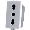 Mapam Presa Bivalente (16A-250V) Joy 518B Bianco T3 compatibile Bticino Matix