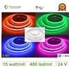 Pianeta Led 5 Metri Striscia Led COB 480 Led/mt RGB 75w 24V per Interno 24 V con biadesivo 3M
