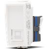 Mapam Connettore Rete Rj45 8 Pin Utp 5E Joy 527B Bianco T3 compatibile Bticino Matix