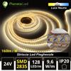 Pianeta Led Striscia Led Pieghevole 5m 24V 48w 128 Led/m Luce bianca 160 lumen/w, Bianco Neutro