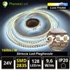 Pianeta Led Striscia Led Pieghevole 5m 24V 48w 128 Led/m Luce bianca 160 lumen/w, Bianco Freddo