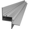 Pianeta Led Profilo in Alluminio Grigio Aura 2m per Cartongesso per Strisce LED Cover a scelta, Opaca