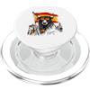 Spain Flag Bull Espana Cute Spanish Art Spagnolo Bull Illustrazione Schizzo Spagna Bandiera Paese Orgoglio PopSockets PopGrip per MagSafe
