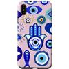 Mystic Nazar Collective Custodia per iPhone XS Max Simboli mistici del malocchio grafico - Boho Nazar Celestial Art