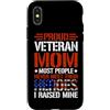 Proud Veteran Mom Heroes Mine Military S Custodia per iPhone X/XS Orgogliosa mamma veterana La maggior parte delle persone non incontra mai i loro eroi regalo