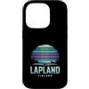 Paesaggi Nordici Aurora Lapponia Finland Custodia per iPhone 14 Pro Lapland Finland Renna Aurora Boreale