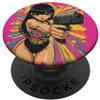 Psychedelic Groovy Carino Anime Ragazza con Pistola Grafica Psichedelica PopSockets PopGrip Adesivo