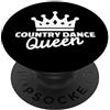Danza country regali Regina del ballo country PopSockets Supporto e Impugnatura per Smartphone e Tablet