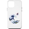 Beautiful Inc. Custodia per iPhone 12 mini La grande onda di Kanagawa Ski Arte Giapponese