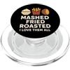 Potato Enthusiast Foodie Pride Mashed Fr Divertente Potato Meme Spud Vita Divano Umorismo Patata Futuro Contadino PopSockets PopGrip per MagSafe