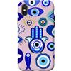 Mystic Nazar Collective Custodia per iPhone X/XS Simboli mistici del malocchio grafico - Boho Nazar Celestial Art