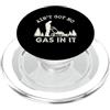 Vintage Yard Work Landscaper Non ho gas in esso Retro Push Mower Paesaggistica PopSockets PopGrip per MagSafe