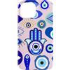 Mystic Nazar Collective Custodia per iPhone 15 Simboli mistici del malocchio grafico - Boho Nazar Celestial Art