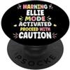Custom T-shirt With ELLIE Name Birthday ELLIE Personalized Women's Gift Custom ELLIE PopSockets PopGrip Adesivo
