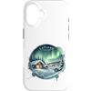 Happy Destiny Custodia per iPhone 16 Lapponia Finlandia, Artico