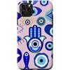 Mystic Nazar Collective Custodia per iPhone 11 Pro Max Simboli mistici del malocchio grafico - Boho Nazar Celestial Art