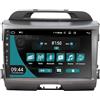 Jf Sound car audio system Autoradio Android JF-031KS-UP-1 compatibile con KIA SPORTAGE 3ª 2010-2016 | CarPlay e Android Auto | GPS | DAB+ |9 pollici HD | Prodotto in Italia